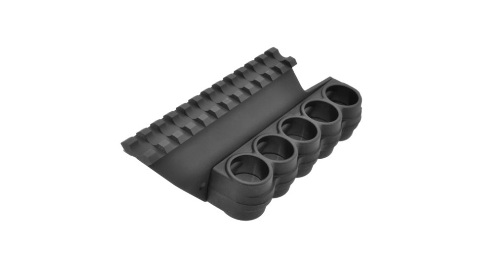 Aimtech ASM V-Way Shotgun Saddle Mount,Remington-1100 1187 12ga., Black, ASM-1-5S