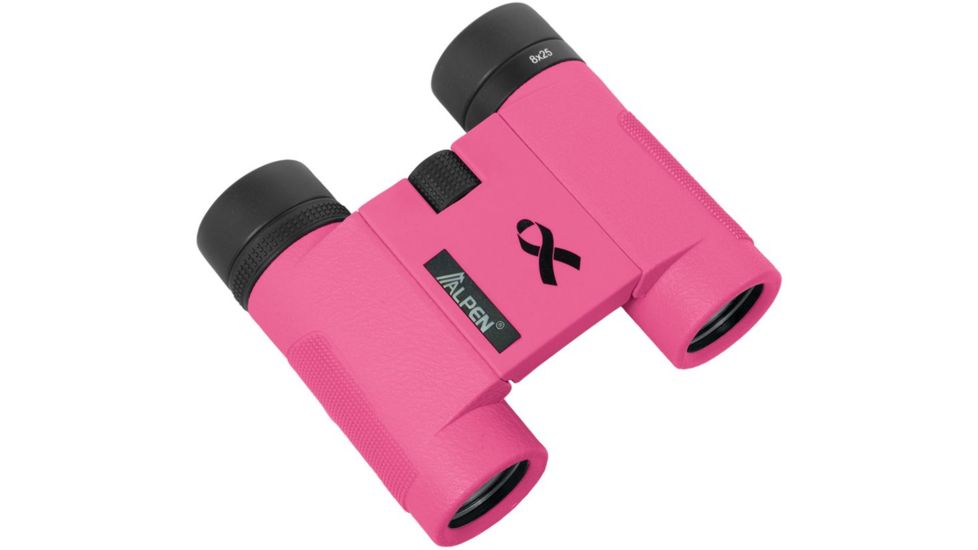 Alpen 8x25 Waterproof Compact Roof Prism Binocular,Pink 374PINK