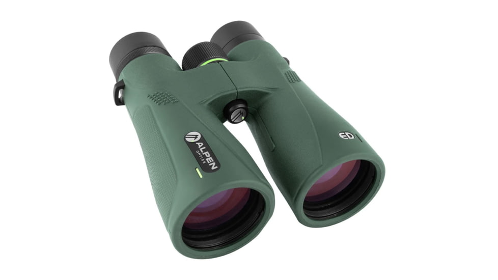 Alpen Chisos ED 12x50mm Roof BK4 Prism Binocular, Green, 1212928