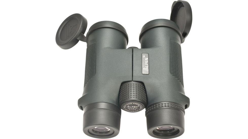 Alpen Shasta Ridge 10x42 Waterproof/Fogproof Roof Prism Binoculars, Green - 390SR