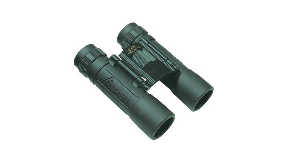 Alpen Sport 10x25 Green Rubber Armored Compact Binoculars 279