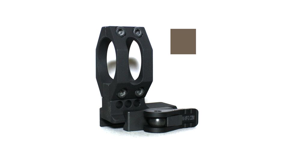 American Defense Manufacturing Aimpoint Standard Mount, Standard Lever, Flat Dark Earth, 30mm, AD-68 STD FDE