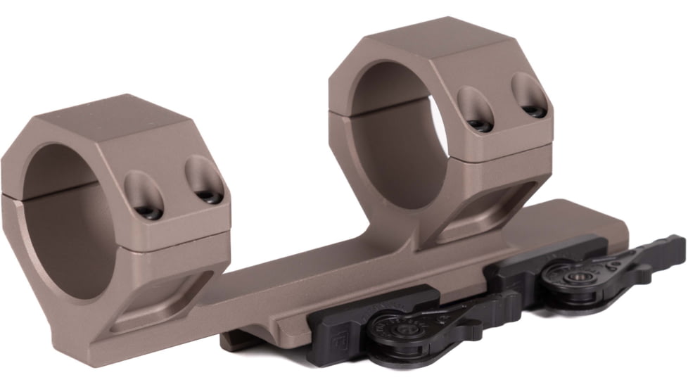 American Defense Manufacturing AD-DELTA-C Cantilever Scope Mount, Titanium Levers, 20 MOA, 30mm Ring Size, Flat Dark Earth, AD-DELTA-C-20MOA-30-FDE-TL