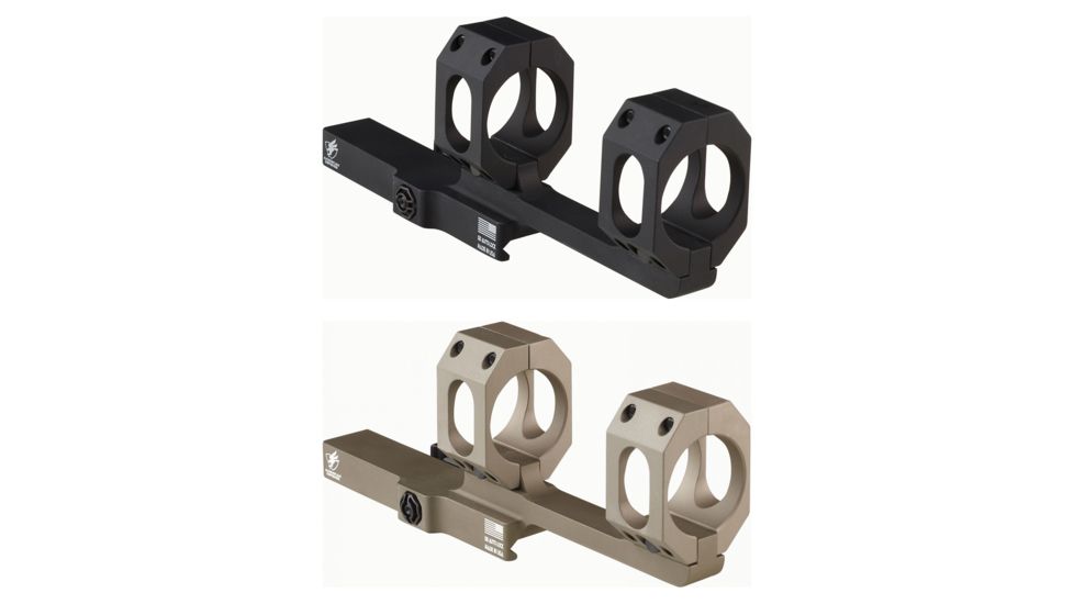 American Defense Manufacturing AD-Scout-X Dual Ring Scope Mount, Black, Flat Dark Earth