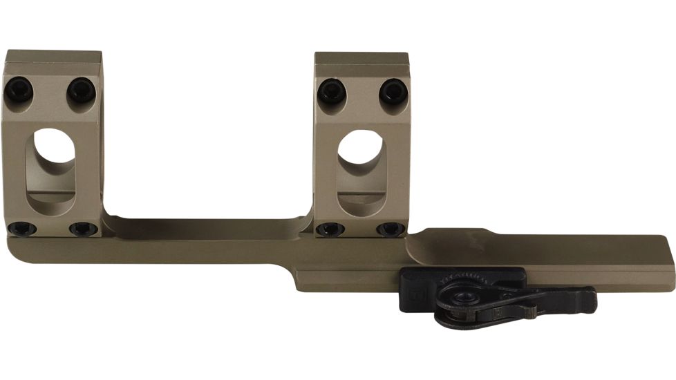 American Defense Manufacturing AD-XCOUT-X Scope Mount, Standard Lever, Flat Dark Earth, 40mm, AD-SCOUT-X-40-FDE-STD