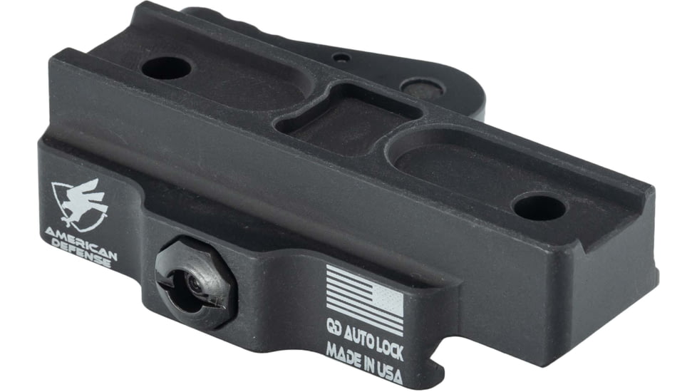 American Defense Manufacturing Aimpoint Comp M4 Mount 1 Piece Absolute Co-Witness, Standard Lever, Black, AD-CM4-10 STD