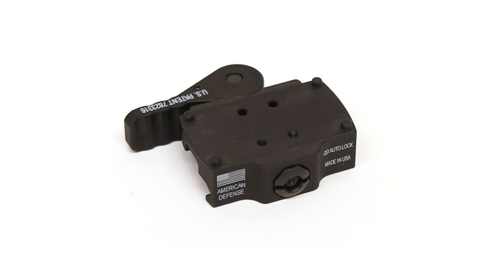 American Defense Manufacturing Aimpoint T1 Micro Mount 1 Piece Co-Witness, Tactical Lever, Black, AD-T1-10 TAC R
