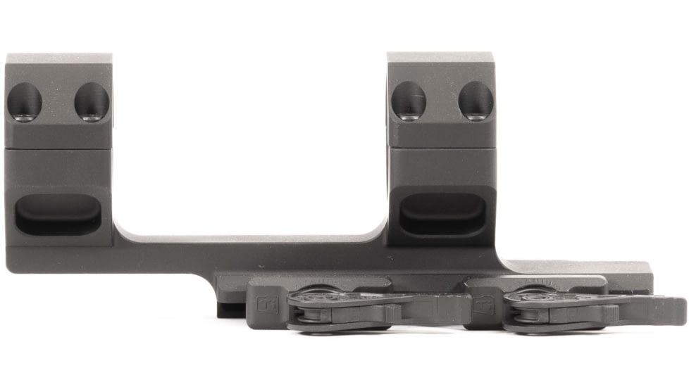 American Defense Manufacturing Dual Ring scope Mount, 30mm, Full Titanium, Black, AD-DELTA-C-30-Ti