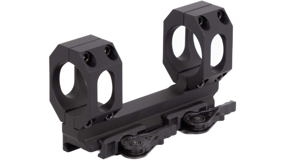American Defense Manufacturing Dual Ring Scope Mount Straight up Mount, 1in Rings, Black, AD-RECON-S 1 STD-TL