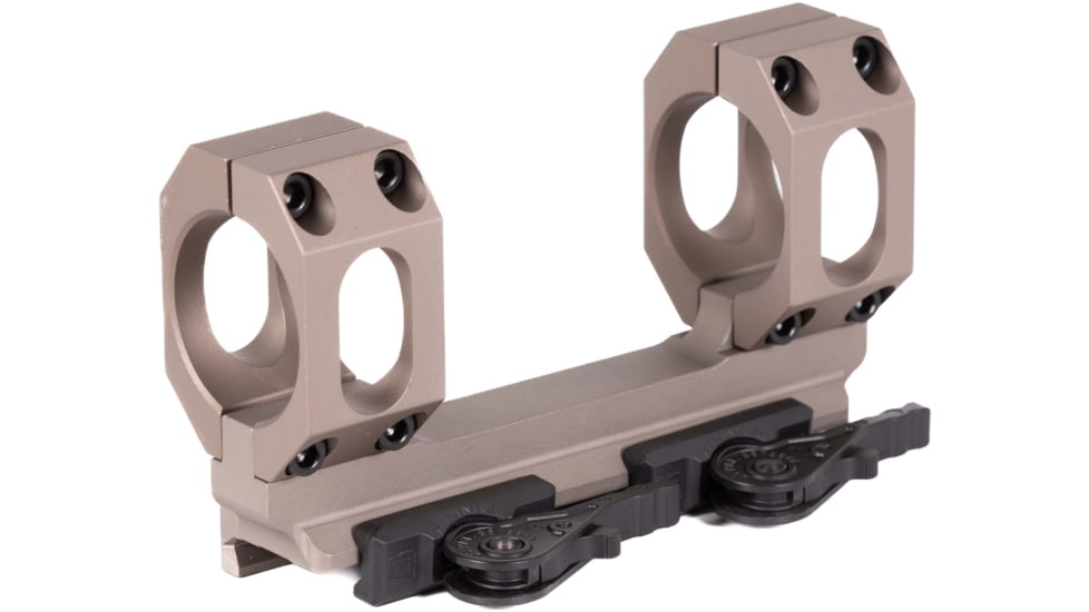 American Defense Manufacturing Dual Ring Scope Mount Straight up Mount, 1in Rings, Flat Dark Earth, AD-RECON-S 1 STD FDE-TL