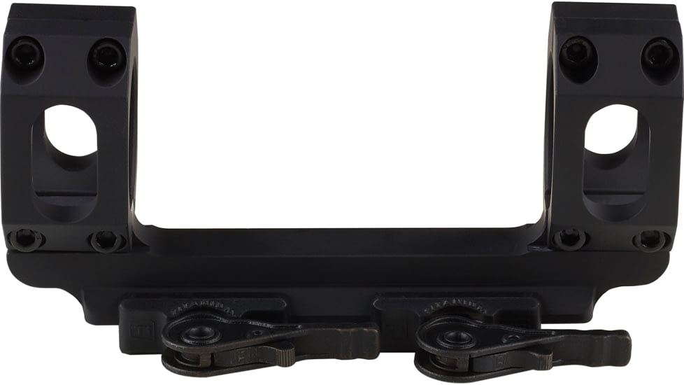 American Defense Manufacturing Dual Ring Scope Mount Straight Up, Spaced Wide to Fit Larger Scoped Like SCHMIDT &amp; BENDER, 30mm Rings, Black, AD-RECON-SW 30 STD-TL