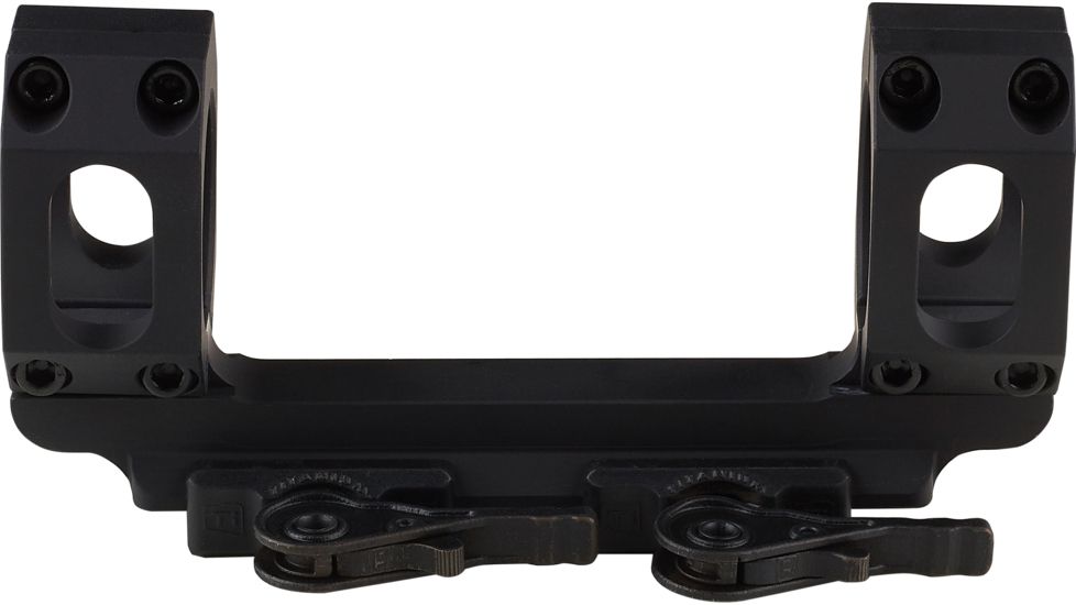 American Defense Manufacturing Dual Ring Scope Mount Straight Up, Spaced Wide to Fit Larger Scoped Like SCHMIDT &amp; BENDER, w/ 20MOA, 30mm Rings, Black, AD-RECON-SW 20MOA 30 STD-TL