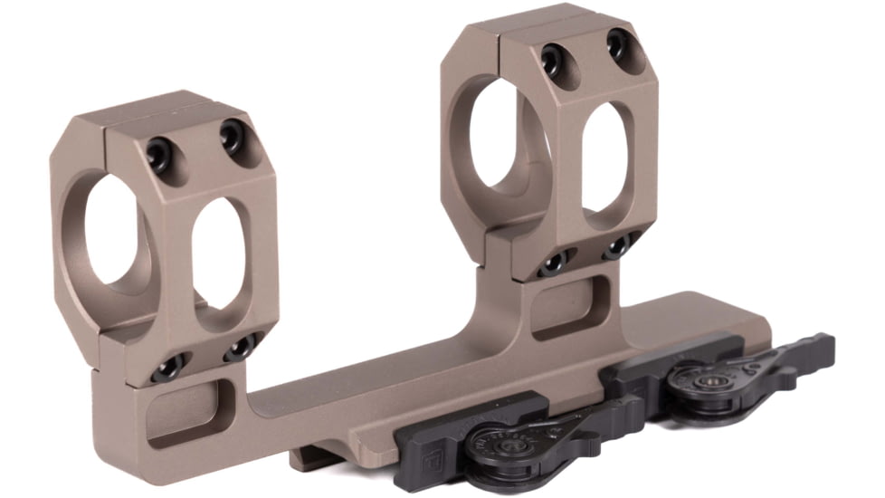 American Defense Manufacturing Dual Ring Scope Mount w/ 2in Offset and 1,93in Top of Rail to Centerline of Rings, 40mm Rings, Flat Dark Earth, AD-RECON-H 40 STD FDE-TL