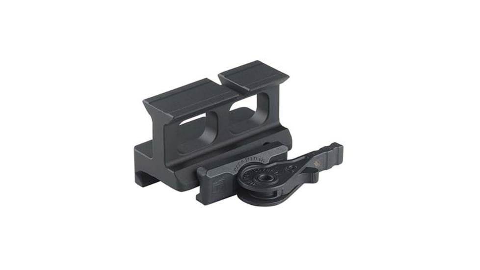American Defense Manufacturing QD Mount w/ Titanium Lever Assembly for the Aimpoint ACRO Micro Red Dot in True Co-Witness Height, Black, AD-ACRO-10-TL