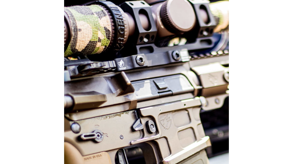 American Defense Manufacturing Recon M Dual Non-QD Rifle Scope Mount, 30mm, Black, AD-RECON-M-30-GIS