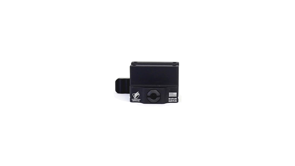 American Defense Manufacturing Trijicon MRO Mount Lower 1/3rd Co-Witness, Standard Lever, Black, AD-MRO-11 STD