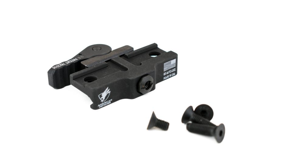 American Defense Manufacturing Vortex Spitfire 1x Mount, Black, AD-SPITFIRE-1X