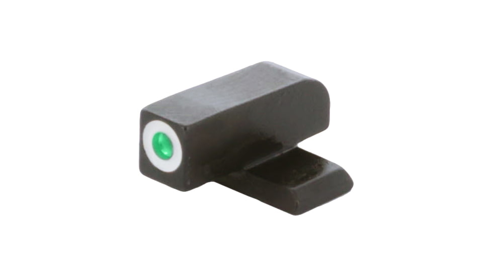 AmeriGlo Front Only-Green Tritium, White Outline Front .220in H .140in W, SA-112-220
