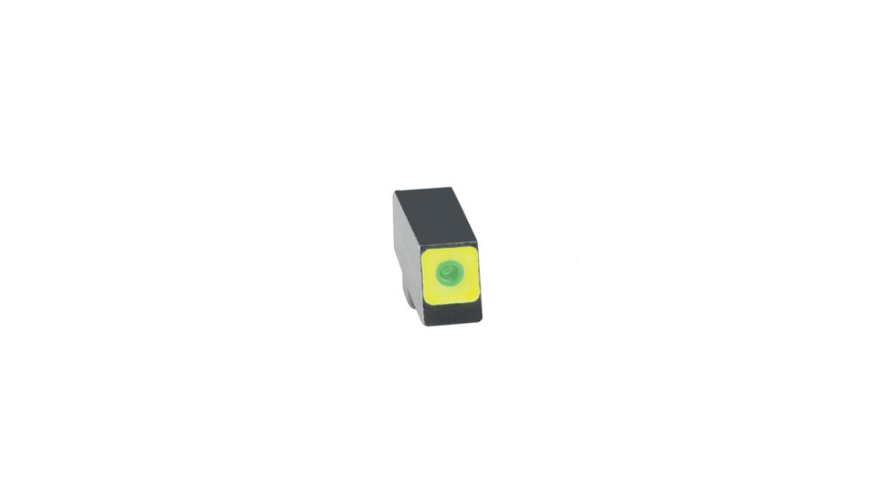 Ameriglo Front Tritium Night Sight For All Glock Green With LimeGreenLumi Square Outline .165 Height .123 Width