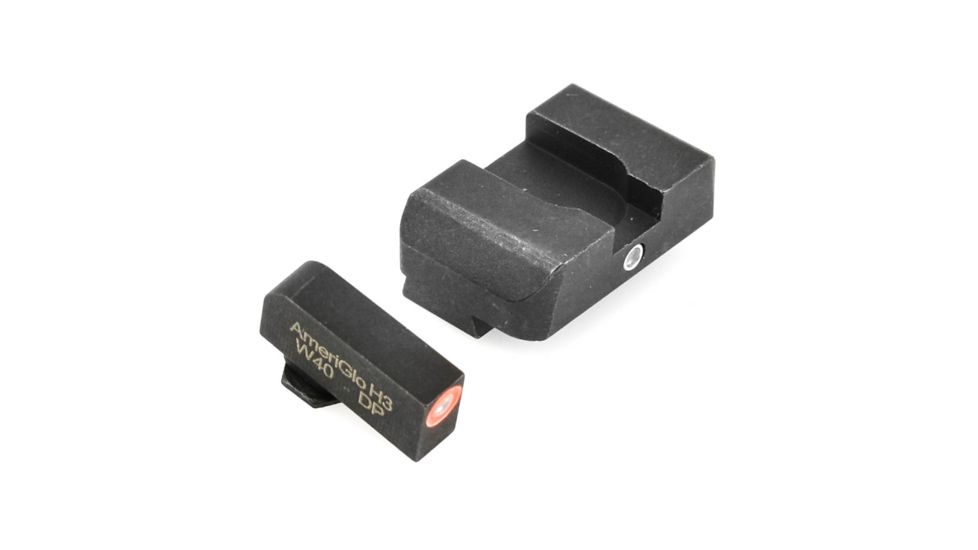 AmeriGlo GL5201 I-Dot Night Sight Glock 17/19/19x/26 Gen5 Green Tritium W/Orange