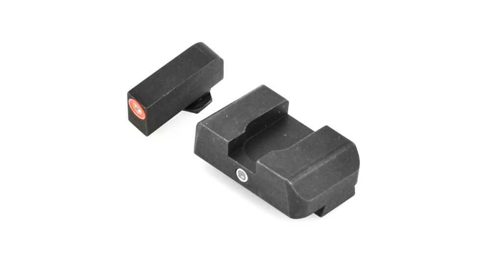 AmeriGlo GL5201 I-Dot Night Sight Glock 17/19/19x/26 Gen5 Green Tritium W/Orange