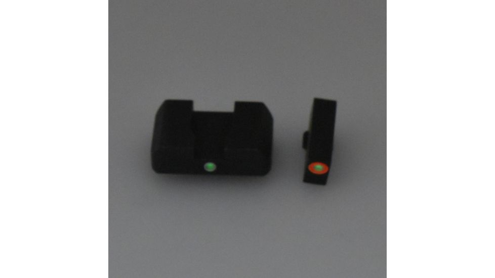 AmeriGlo GL5201 I-Dot Night Sight Glock 17/19/19x/26 Gen5 Green Tritium W/Orange