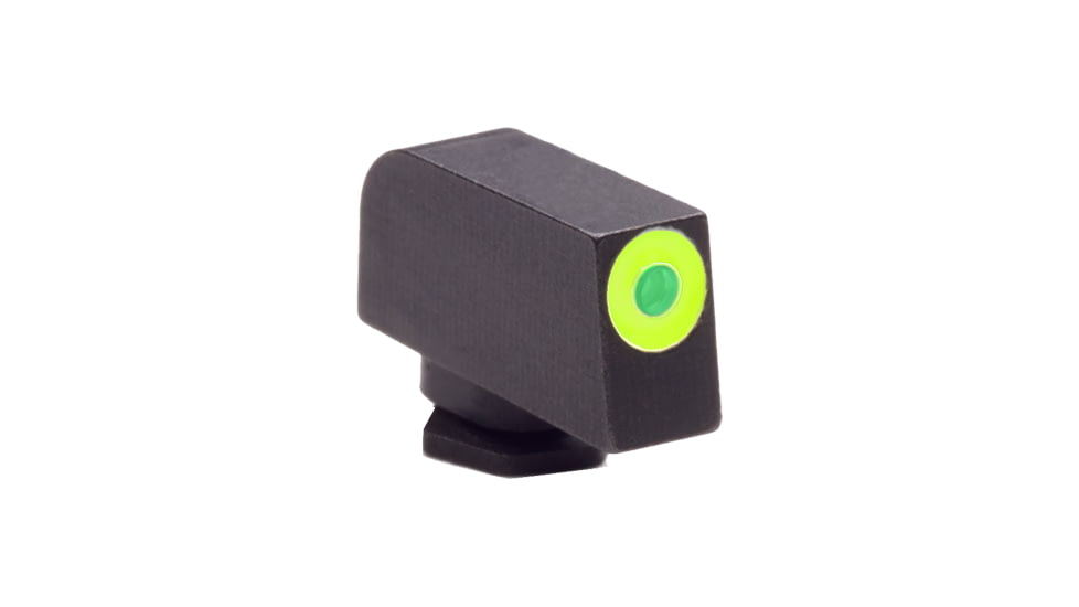 AmeriGlo Glock Pro-Glo Tritium Front Pistol Sights, Front Only, Green Tritium LumiGreen Outline FRONT .220in H .125in W, GL-212T-220-GRC