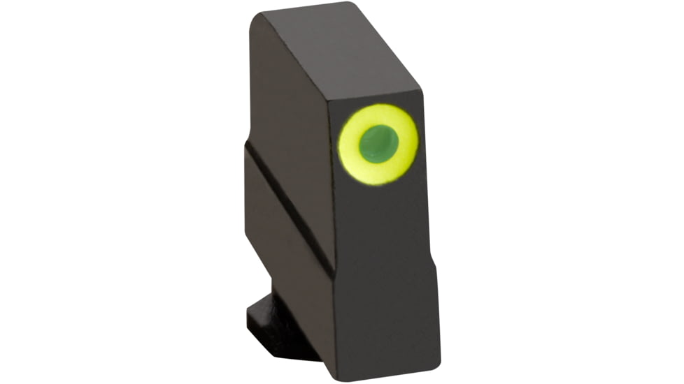 AmeriGlo Glock Pro-Glo Tritium Front Pistol Sights, Front Only-Green Tritium Lamp, LumiGreen Outline .365in H .125in W, GL-212T-365-GRC