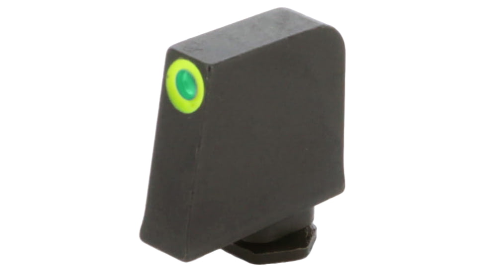 AmeriGlo Glock Pro-Glo Tritium Front Pistol Sights, Front Only - Green Tritium LumiGreen Outline Front .407in H .125in W, GL-212-407-G