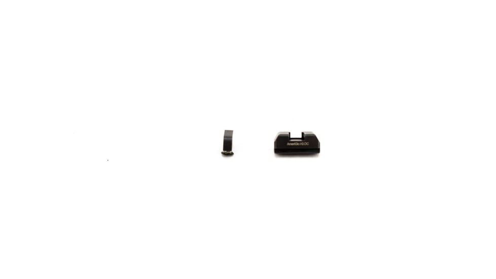 AmeriGlo I-Dot Night Sight Set, Glock 17/19/19x/26 Gen 5, Green Tritium LimeGreen Lumi Outline, GL-5301