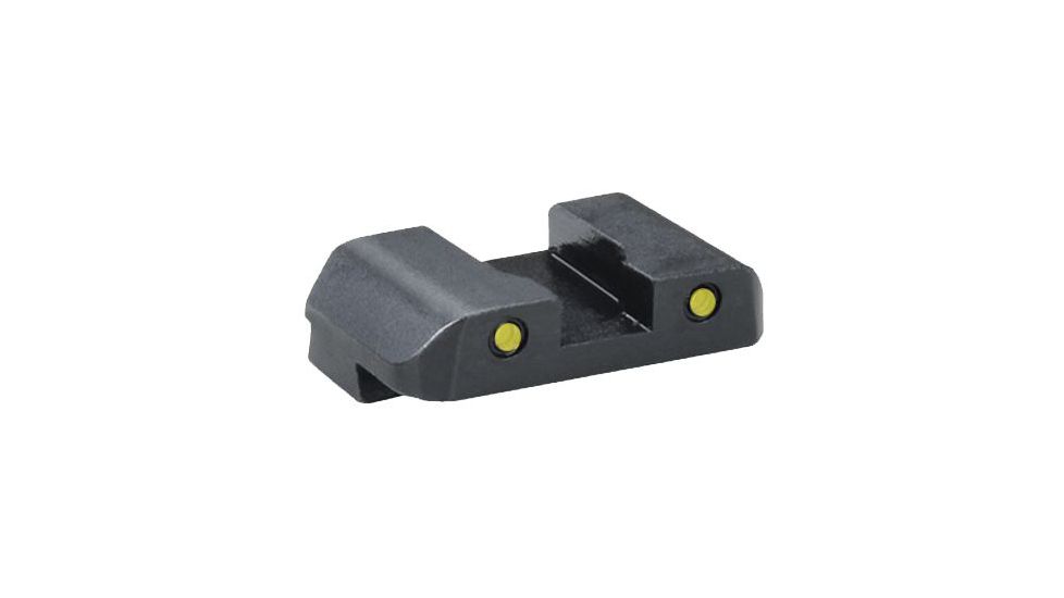Ameriglo Night Sight Set - Pro Operator Style - Yellow REAR Only, Fits For Glocks 17/19/22 GL-229-OP-R
