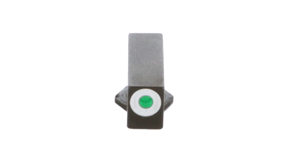Ameriglo Night Sight, FRONT Only - Green w/ White Outline - For Glocks, .165 Height GL-112T