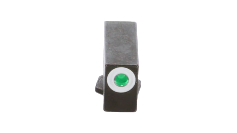 Ameriglo Night Sight, FRONT Only - Green w/ White Outline - For Glocks, .220 Height GL-112-220