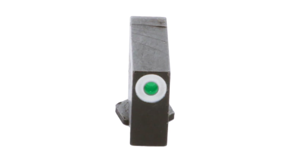 Ameriglo Night Sight, FRONT Only - Green w/ White Outline - For Glocks, .280 Height GL-112-280