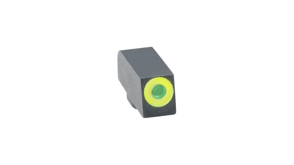 Ameriglo Night Sight Set - ProGlo Style - FRONT Sight Only - Green w/ Limegreen Circle Outline - All For Glock Models GL-212-GR-C