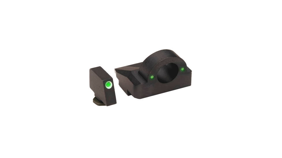 Ameriglo Night Sight Set, Springfield XD - Ghost Ring Style - Tritium Green Front/Rear XD-125