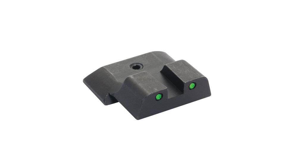 Ameriglo Rear Tritium Night Sights S&amp;W Shield Green Tritium With Black Outlines
