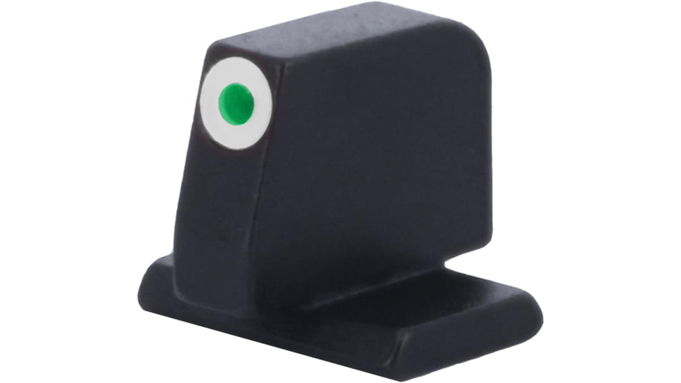 AmeriGlo Smith &amp; Wesson Pistol Front Sight, Green Tritium White Outline FRONT .378in H .125in W, Smith &amp; Wesson, SW-800-378