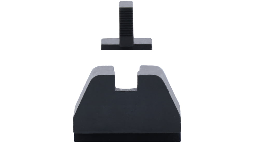 AmeriGlo Smith &amp; Wesson Pistol Front Sight, Serrated .378in FRONT, Black .492inREAR, Smith &amp; Wesson, SW-429