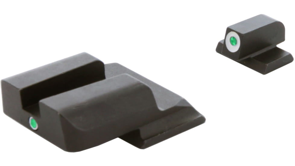 AmeriGlo Tritium Front and Rear Sights MP Shield 2 Dot night Sight set GRN, GRN SW-141