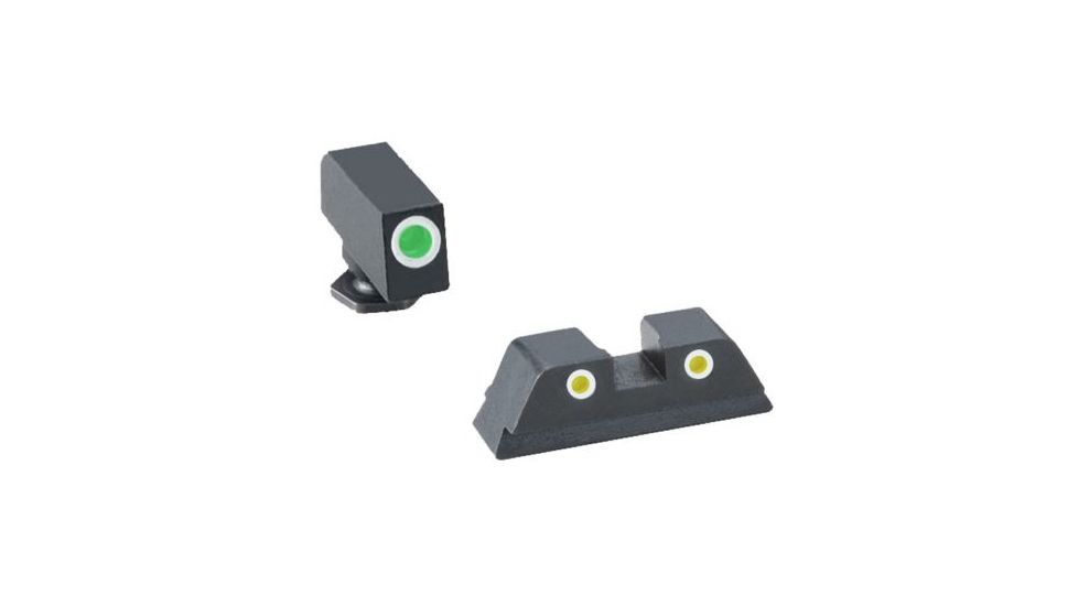 Ameriglo Tritium front, green yellow GL-431