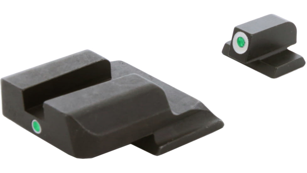 AmeriGlo Tritium i-Dot Night Sight Set All MP except Shield, Green Front/Rear SW-101