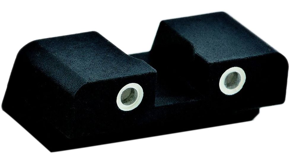 USED AmeriGlo Tritium Rear Sight Sig Tritium 2 Dot Rear, GRN w white Outline #8 Height .250in. SG-161-165R, EDEMO1, Condition Like New, Inspect and Rebox