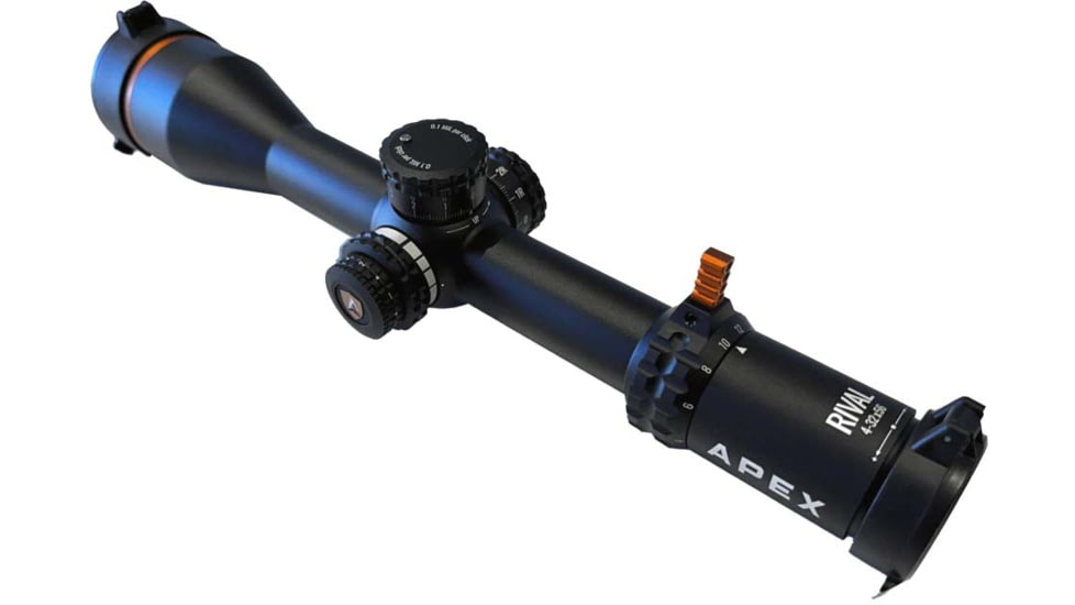 Apex Optics RivalX 4-32x56mm Rifle Scope, 34mm Tube, First Focal Plane FFP, CLR Reticle, Black, 432-5602