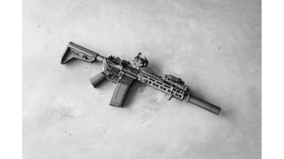 Arisaka Defense 300 Series IR Weapon Light, KM1-E Head, No Tailcap, Black, LT-1C-Infrared-None