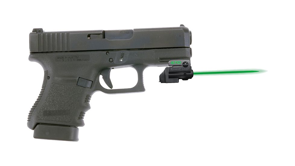 ArmaLaser GTO/FLX Finger Touch Green Laser Sight for Glock 29/30, Black, GTOG/FLX19