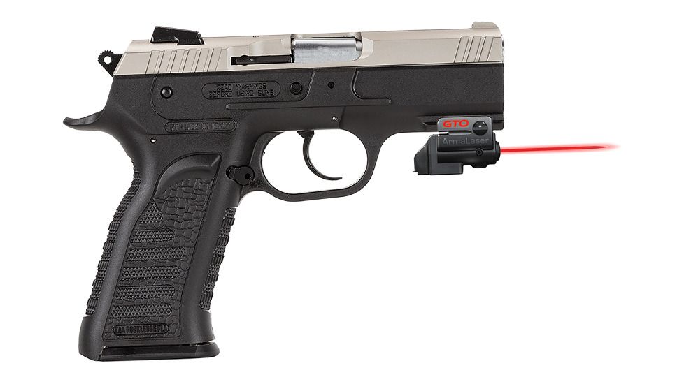 ArmaLaser GTO/FLX Finger Touch Red Laser Sight for EAA Witness Polymer 3.6/4.5in, Black, GTO/FLX50