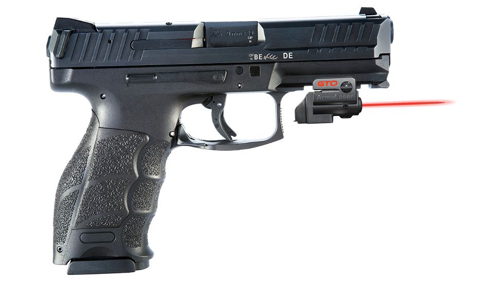 ArmaLaser GTO/FLX Finger Touch Red Laser Sight for H&amp;K VP9, Black, GTO/FLX55