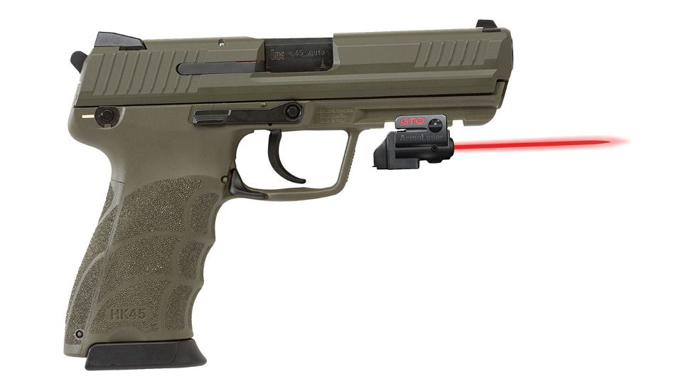 ArmaLaser GTO/FLX Finger Touch Red Laser Sight for HK45, Black, GTO/FLX14