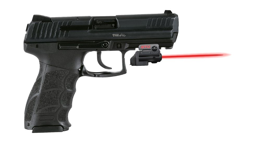 ArmaLaser GTO/FLX Finger Touch Red Laser Sight for HKP30/P30L, Black, GTO/FLX17